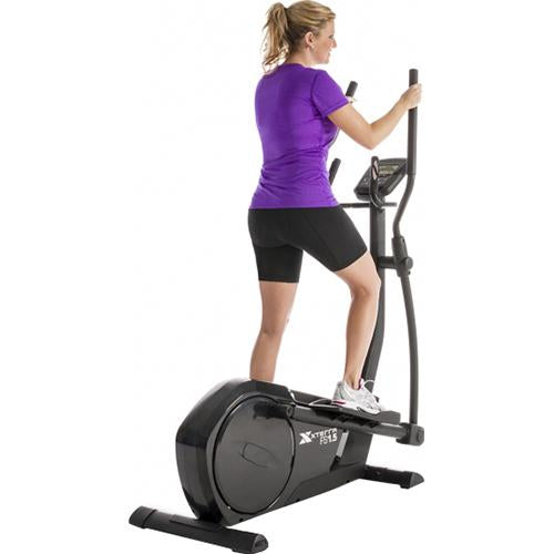 XTERRA Fitness FS1.5 Elliptical Exercise Machine Trainer (Black) with 16 Levels of Resistance