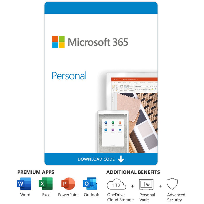 Microsoft 365 Personal 15 Month Subscription Download for PC/Mac