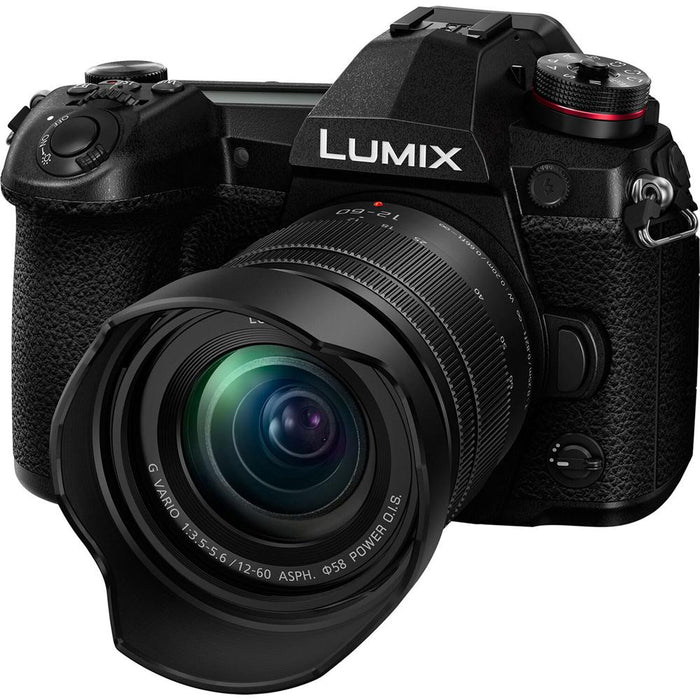 Panasonic Lumix G9 4K Mirrorless Camera with 12-60mm F3.5-5.6 G Vario Lens Kit DC-G9MK