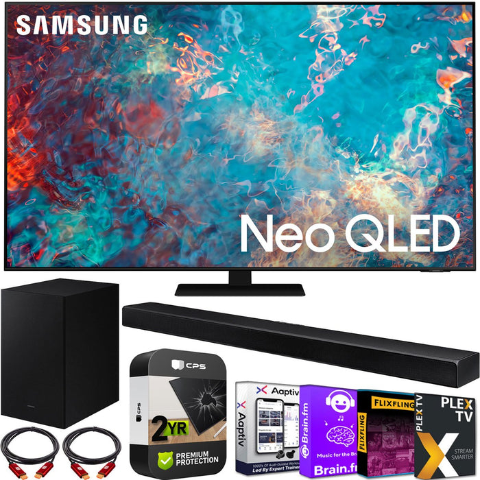 Samsung QN65QN85AA 65" Neo QLED 4K Smart TV HW-A650 Soundbar Extended TV Warranty