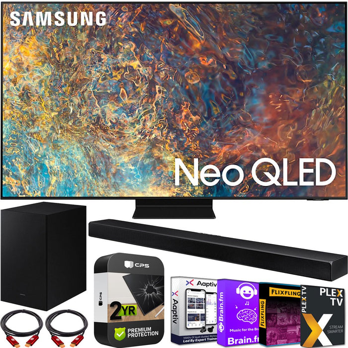 Samsung QN85QN90AA 85" Neo QLED 4K Smart TV HW-A650 Soundbar Extended TV Warranty