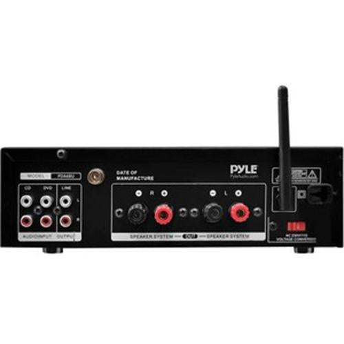 Pyle PDA6BU - Compact Bluetooth Stereo Amplifier Receiver System and CD Player
