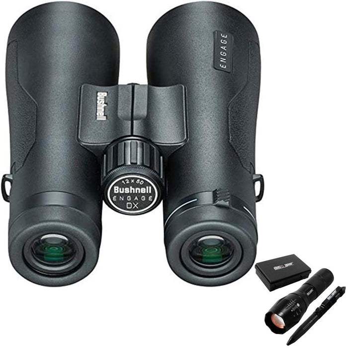 Bushnell Engage DX 12X50 Binoculars with Tactical Accessories