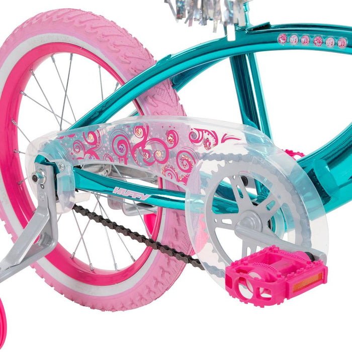 Huffy N Style Girls' Bike, Blue, 16-inch, 21830