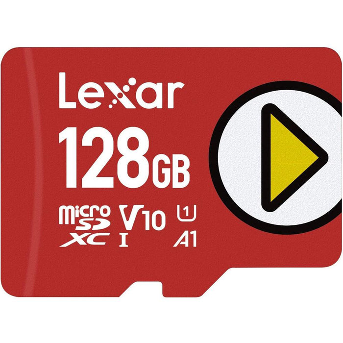 Lexar PLAY 128GB microSDXC UHS-I Memory Card, Up to 150MB/s Read