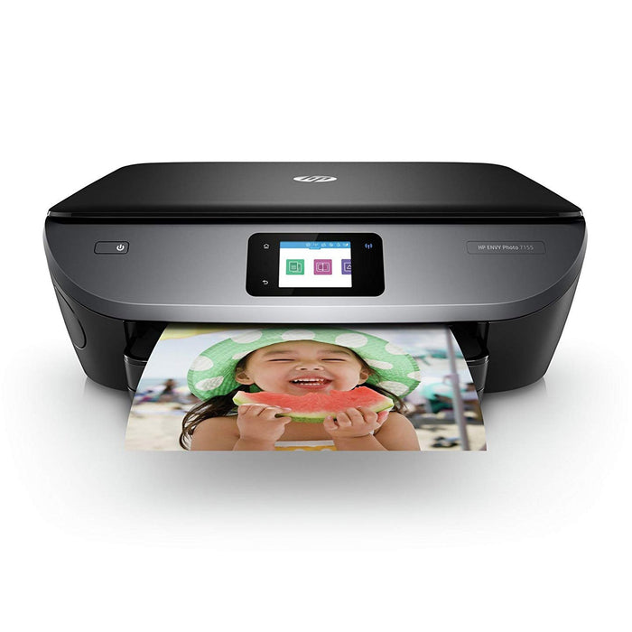 Hewlett Packard ENVY Photo 7155 Wireless All-in-One Smart Printer for Home & Office Bundle