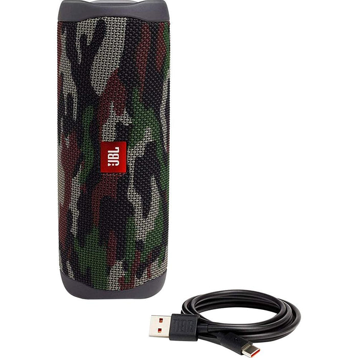 JBL Flip 5 Portable Waterproof Bluetooth Speaker Squad Renewed+Extended Warranty