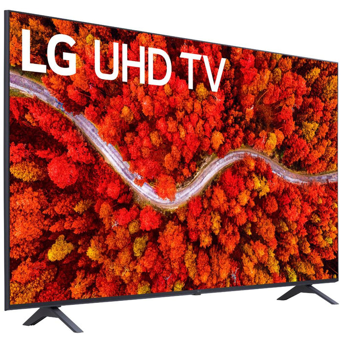 LG 75UP8070PUA 75" Series 4K Smart UHD TV 2021 with Deco Home 60W Soundbar Bundle