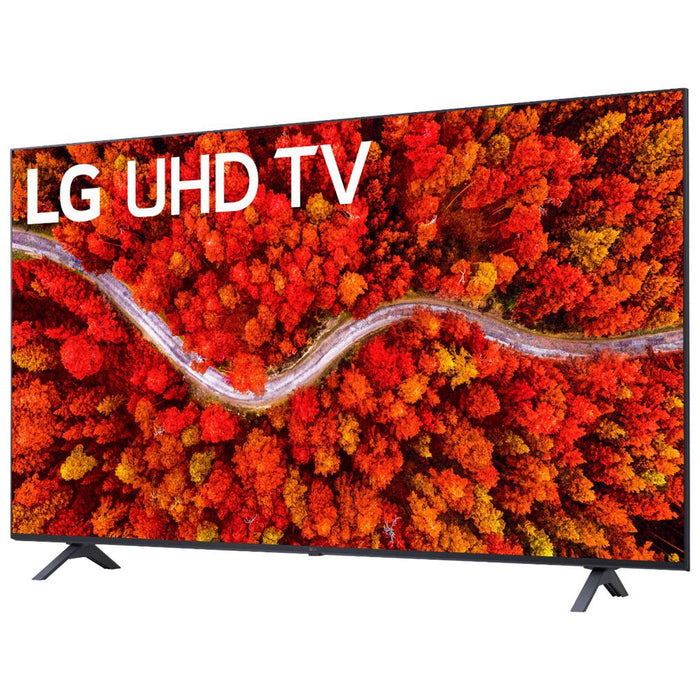 LG 43UP8000PUA 43"  4K UHD Smart webOS TV 2021 with Deco Home 60W Soundbar Bundle