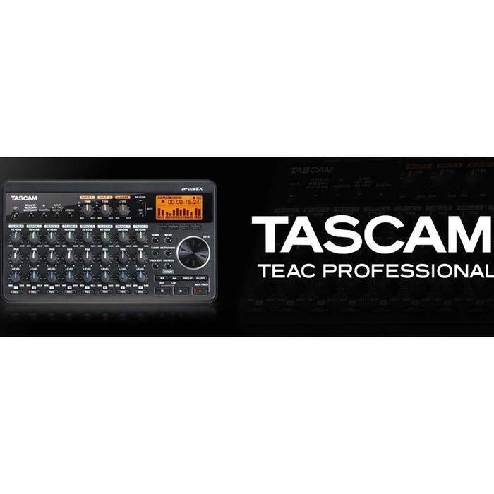 Tascam Compact Portastudio 8 Track Digital Recorder w/ Built In Microphone - DP-008EX