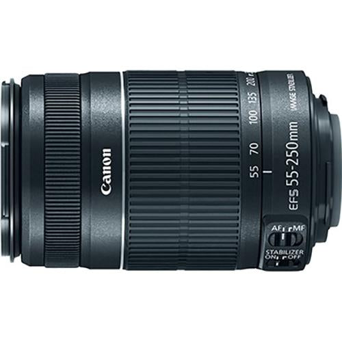 Canon EF-S 55-250mm f/4-5.6 IS II (Stabilized) Telephoto Lens with Canon USA Warranty