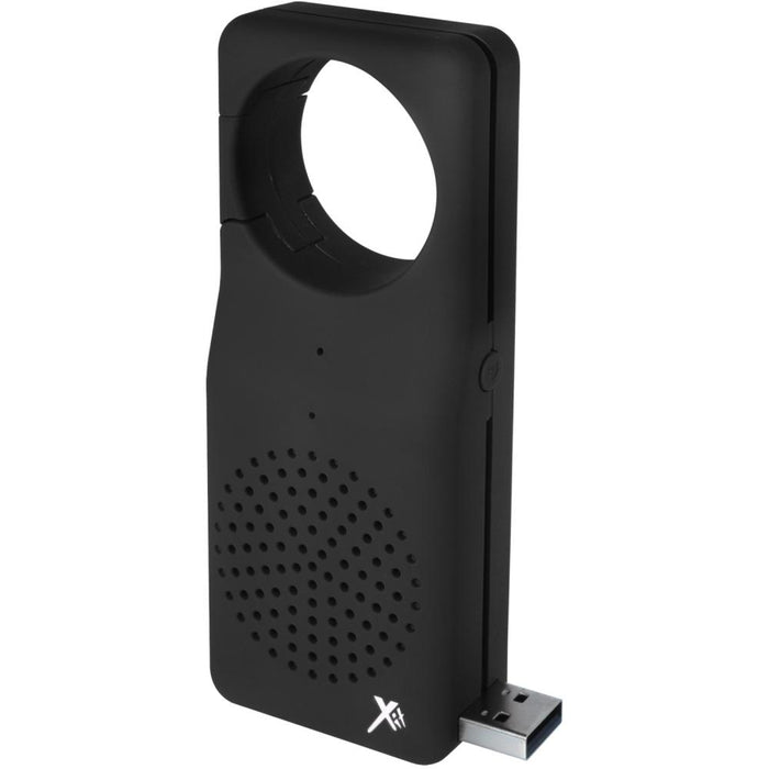 Xit Water-Resistent Bluetooth Speaker with Built-in Microphone Black