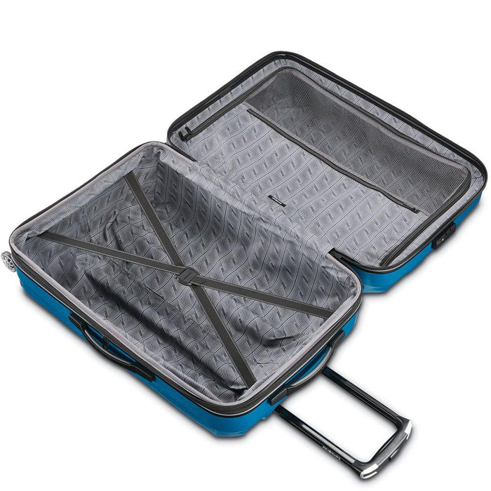 Samsonite Centric 2 Hardside Expandable Luggage 28" Blue + Luggage Accessory Kit