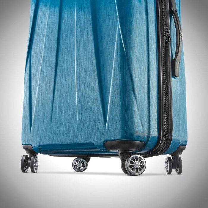 Samsonite Centric 2 Hardside Expandable Luggage 20" Blue + Luggage Accessory Kit