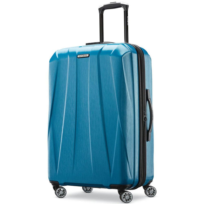 Samsonite Centric 2 Hardside Spinner 24" & 20" Luggage, Carry On & Travel Pillow (Blue)