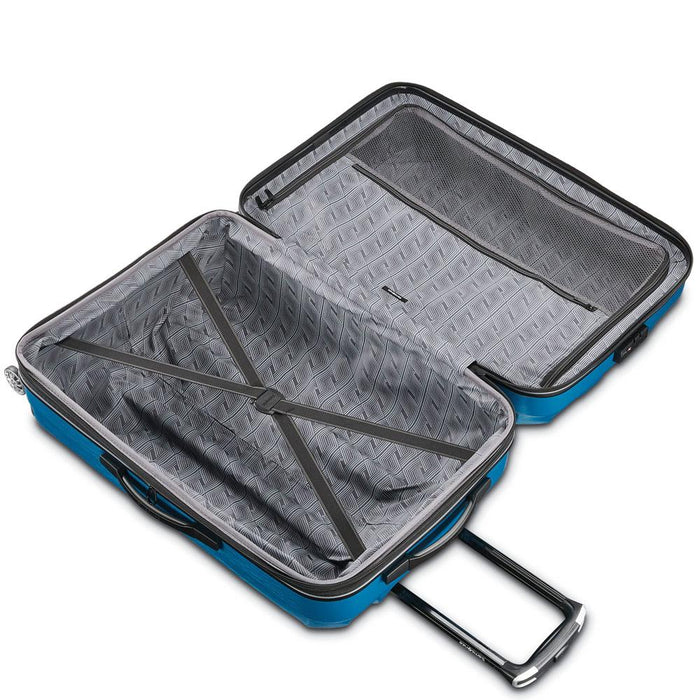 Samsonite Centric 2 Hardside Spinner 24" & 20" Luggage, Carry On & Travel Pillow (Blue)