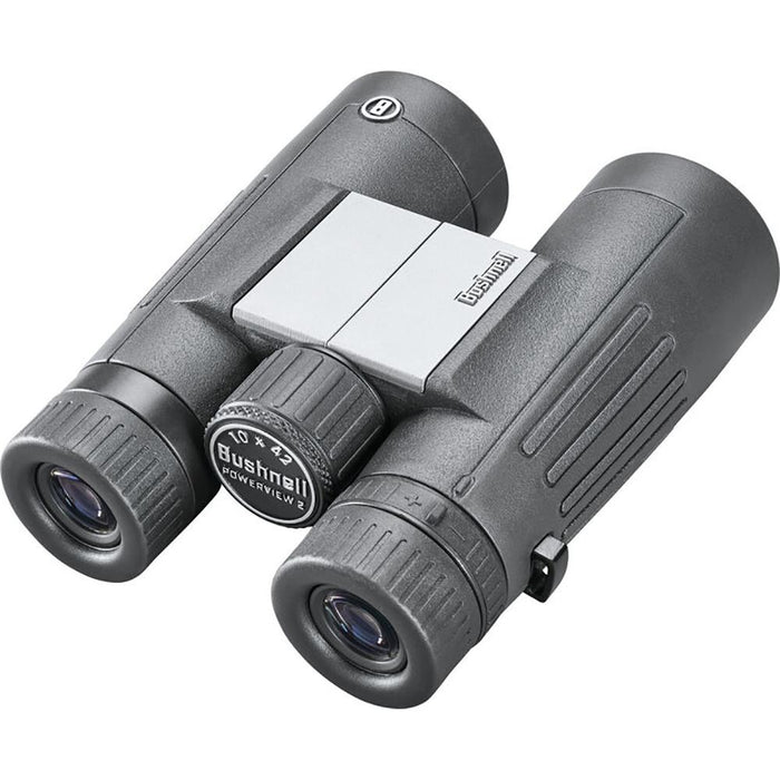 Bushnell PowerView 2 10x42mm Binoculars with Deco Gear Tactical Bundle