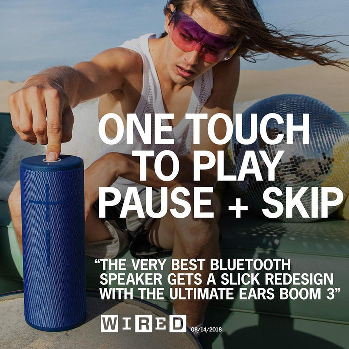 Ultimate Ears BOOM 3 Portable Waterproof Bluetooth Speaker - Lagoon Blue - Open Box