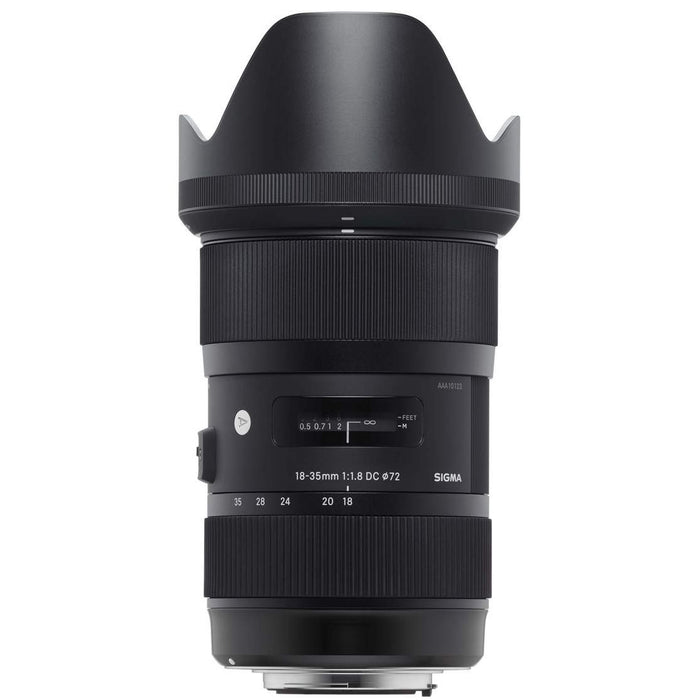 Sigma 18-35mm 1.8 DC HSM Art Lens for Canon EF Mount + Photo Video Accessories Bundle