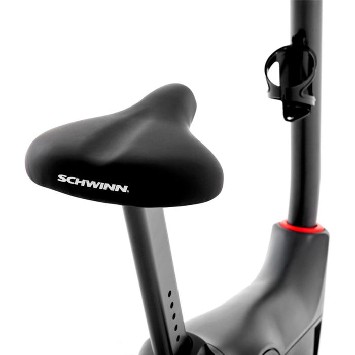 Schwinn 130 Upright Exercise Fitness Bike + Fitness Bundle