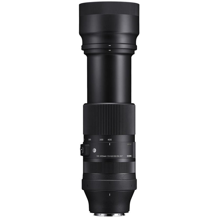 Sigma 100-400mm F5-6.3 DG DN OS Full Frame Lens for Sony E Mount with 64GB Card