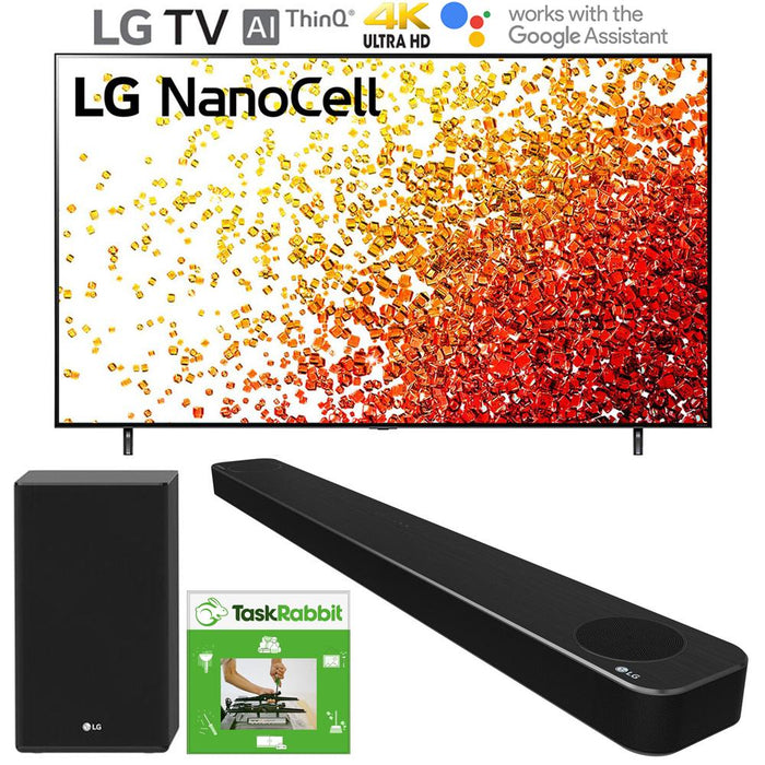 LG 86NANO90UPA 86 Inch 4K Nanocell TV 2021 + LG SP8YA Soundbar Bundle