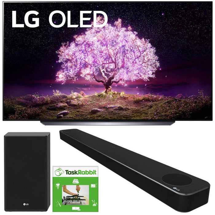 LG OLED83C1PUA 83 Inch OLED TV 2021 + LG SP8YA Soundbar Bundle