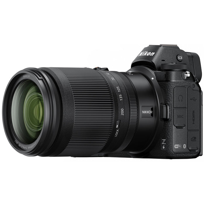 Nikon Z6 Full-Frame Mirrorless Camera + 24-200mm Lens Kit + FTZ Adapter Bundle