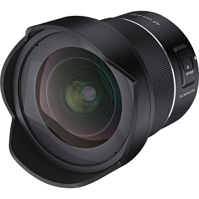 ROKINON AF14mm F2.8 Auto Focus Full Frame Lens for Canon RF + 64GB Memory Card