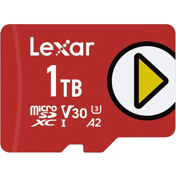 Lexar PLAY 1TB microSDXC UHS-I Memory Card Up to 150MB/s Read 2 Pack