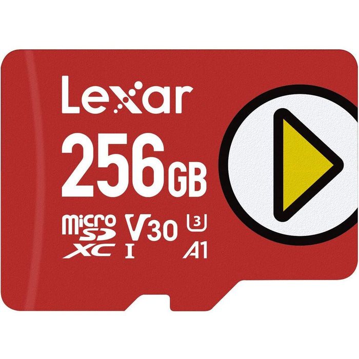 Lexar PLAY 256GB microSDXC UHS-I Memory Card, Up to 150MB/s Read 3 Pack