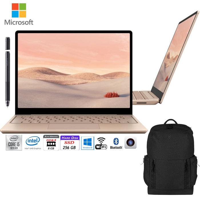 Microsoft Surface Laptop Go 12.4" Intel i5-1035G1 8GB/256GB Touch + Accessories Bundle