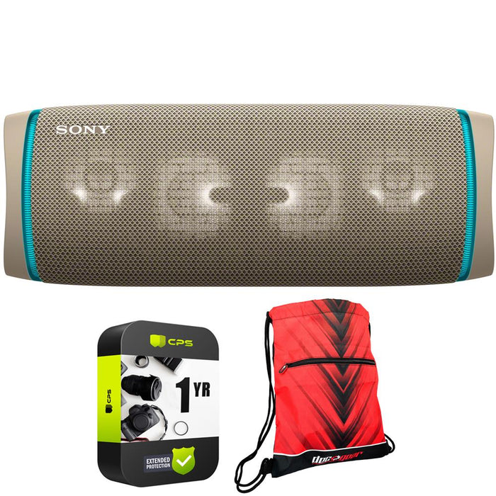 Sony SRS-XB43 EXTRA BASS Portable Bluetooth Speaker + 1 Year Protection Plan