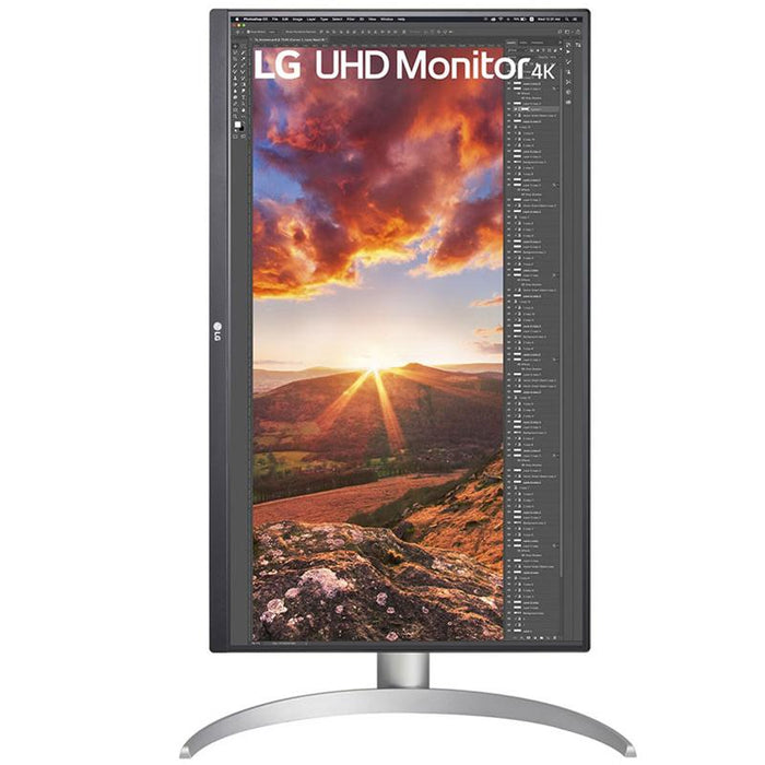 LG 27" 4K UHD (3840x2160) IPS Display VESA HDR400 USB-C PC Monitor - 27UP850-W