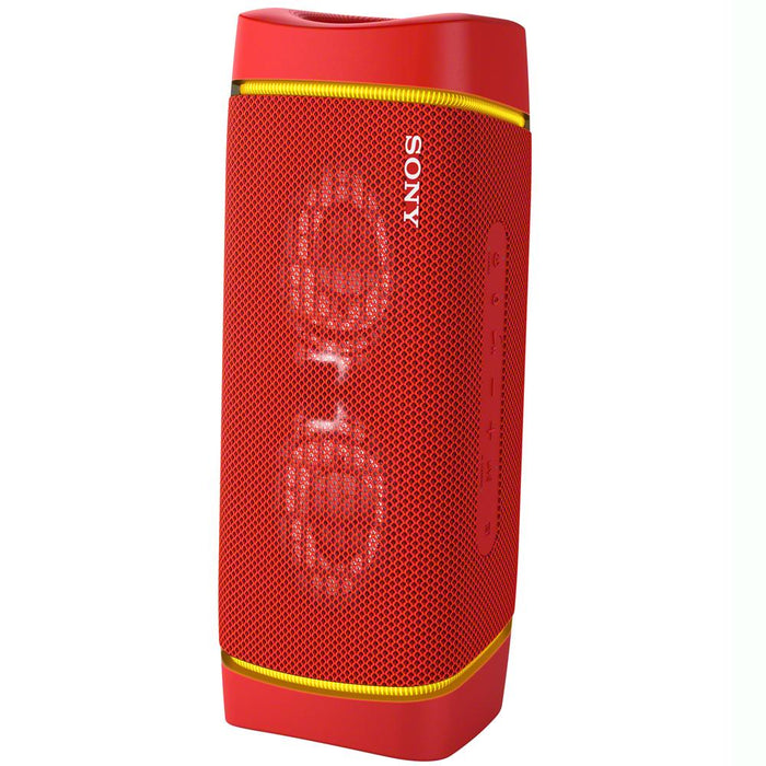 Sony SRS-XB33 Portable Waterproof Bluetooth Speaker (Red)+1 Year Protection Plan