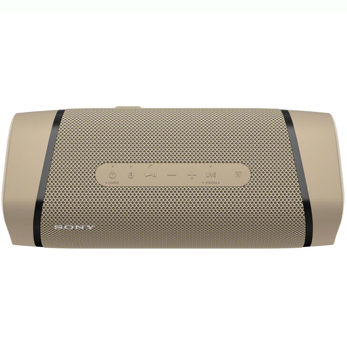 Sony SRS-XB33 Portable Waterproof BT Speaker (Taupe) + 1 Year Protection Plan