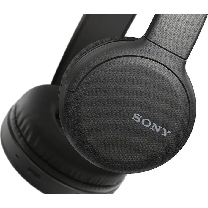 Sony WH-CH510 Premium On-Ear Wireless Headphones Black + Entertainment Pack +Backpack
