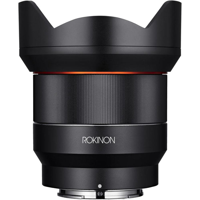 Rokinon 14mm F2.8 AF Wide Angle Full Frame Lens for Sony E Mount + 64GB Card