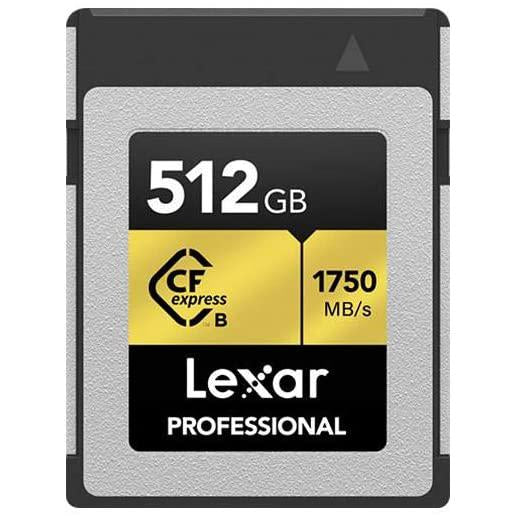 Lexar Professional CFexpress Type B 512 GB Memory Card LCFX10-512CRBNA