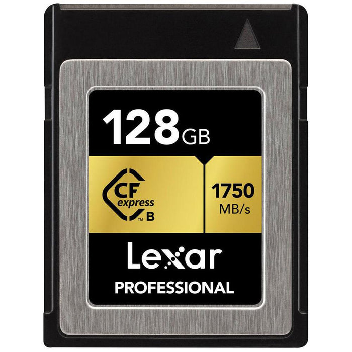 Lexar 128GB Professional CFX Type B Memory Card+Editing Suite & 64GB Flash Drive