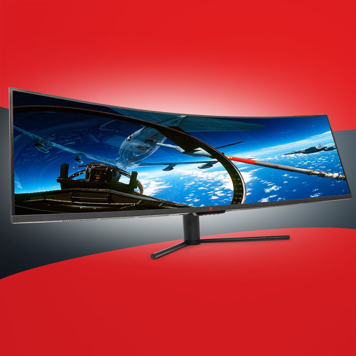 Deco Gear 49" Curved Ultrawide LED 3840x1080 HDR400 FreeSync Gaming Monitor - Refurbished