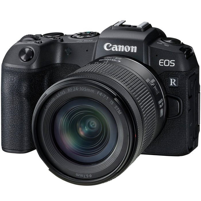 Canon EOS RP Mirrorless Camera 2 Lens Kit RF 24-105mm STM + 50mm F1.8 + Webcam Bundle