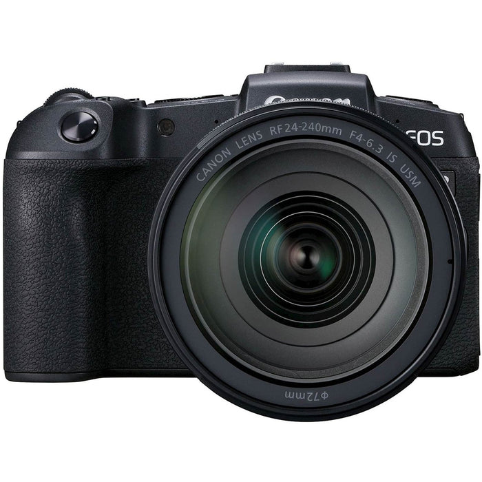 Canon EOS RP Mirrorless Camera + 24-240mm IS USM Lens Kit + Webcam Accessories Bundle