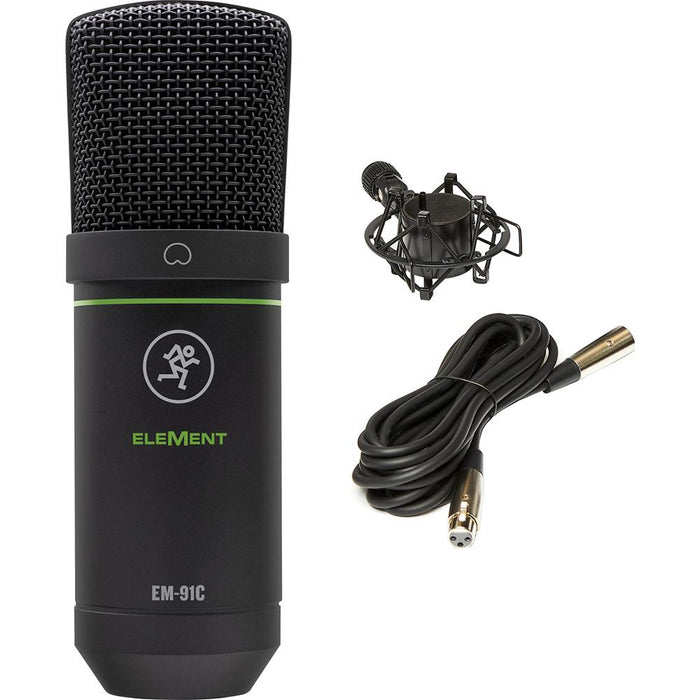 Mackie EleMent Series EM-91C Large-Diaphragm Condenser Microphone - Open Box