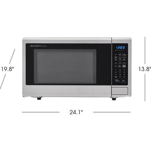 Sharp Countertop 2.2 Cu.Ft. 1200 Watt Microwave Oven - ZSMC2242DS - Open Box