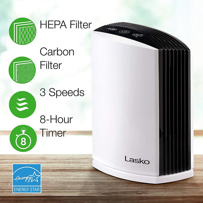 Lasko LP200 HEPA Desktop Air Purifier