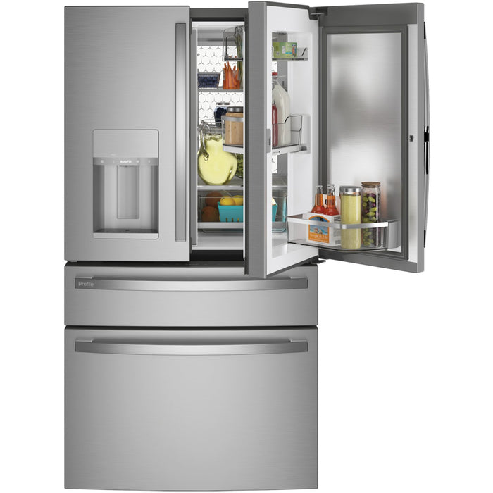 GE Profile 27.9 CU. FT. French-Door Smart Refrigerator and Freezer - PVD28BYNFS