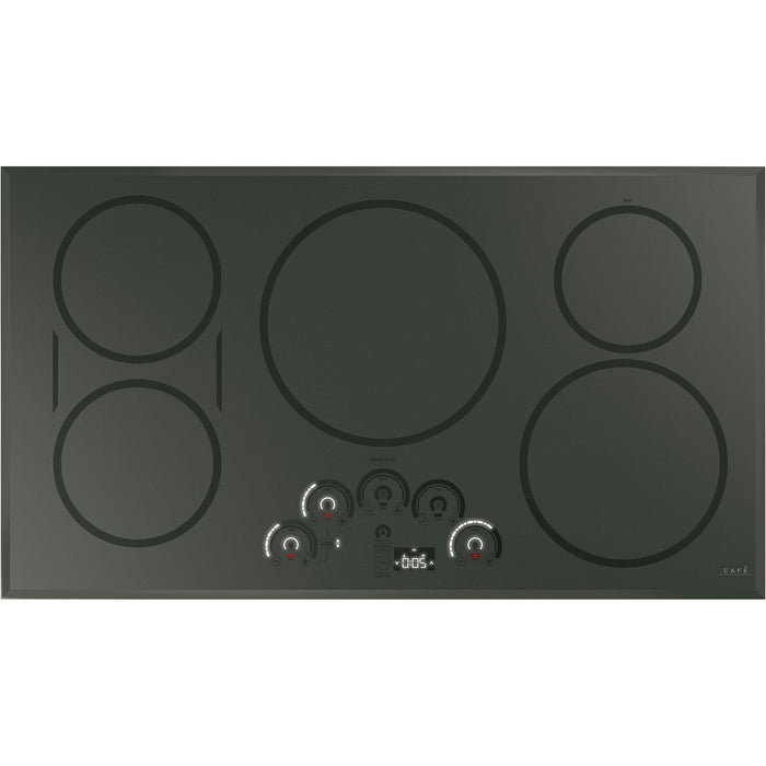 GE Cafe 36" Touch-Control Smart Induction Cooktop - CHP95362MSS
