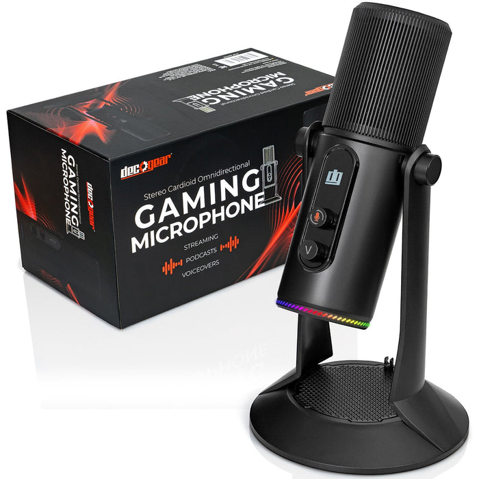 Deco Gear PC Microphone for Gaming, Streaming, Music Recording