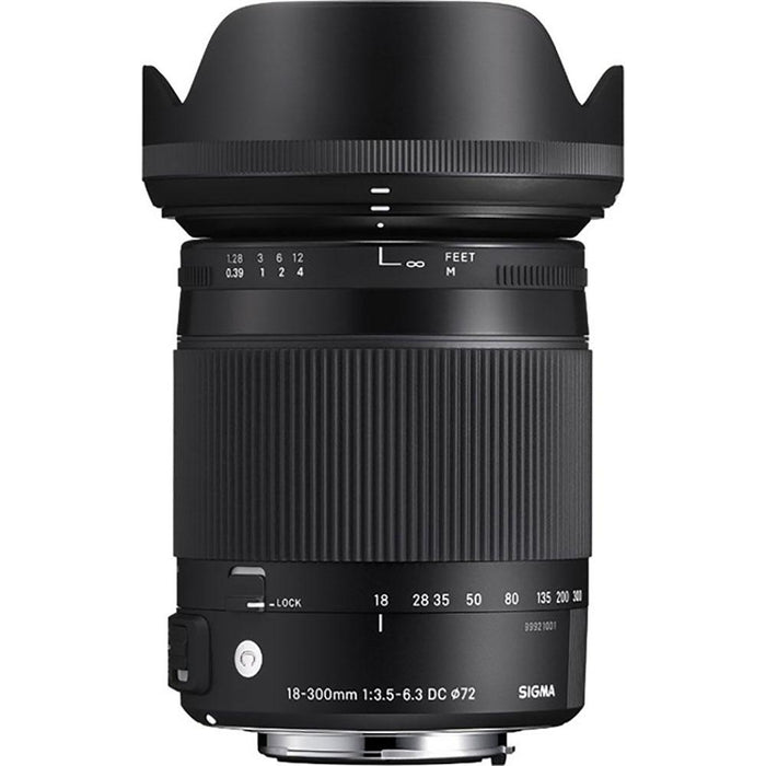 Sigma 18-300mm F3.5-6.3 DC Macro OS HSM Lens (Contemporary) for Nikon DX Cameras
